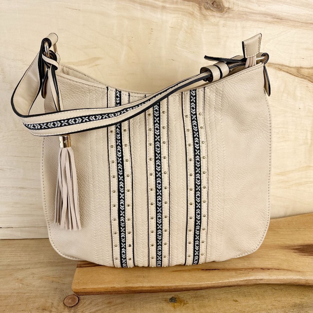 MKF Collection Women’s‎ Hobo Bag Tan Southwestern